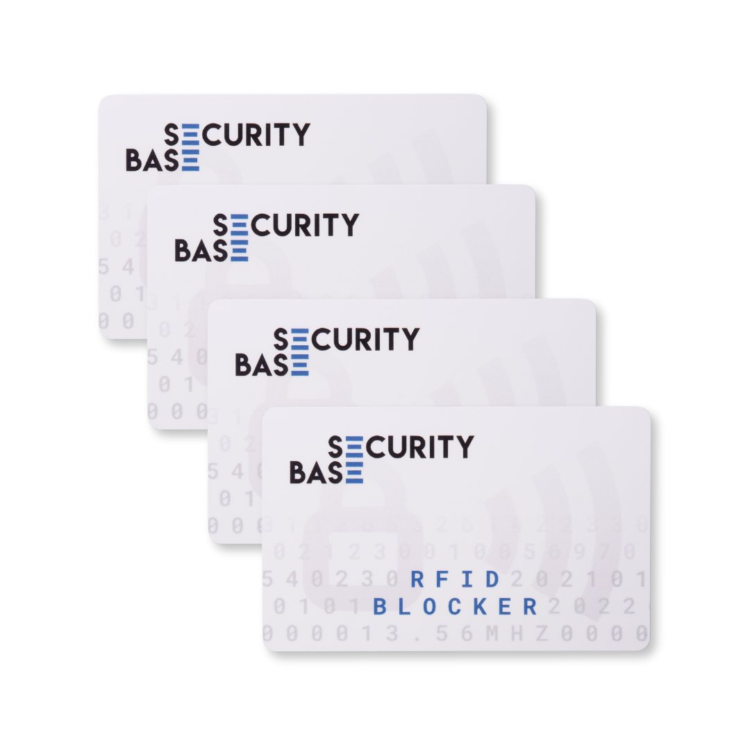 Four Pack RFID Blocker Cards