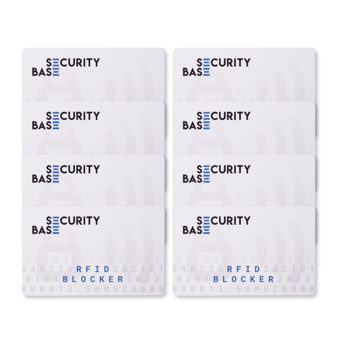 Eight Pack RFID Blocker Cards