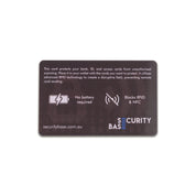 RFID Blocking Card (Black) - SecurityBase