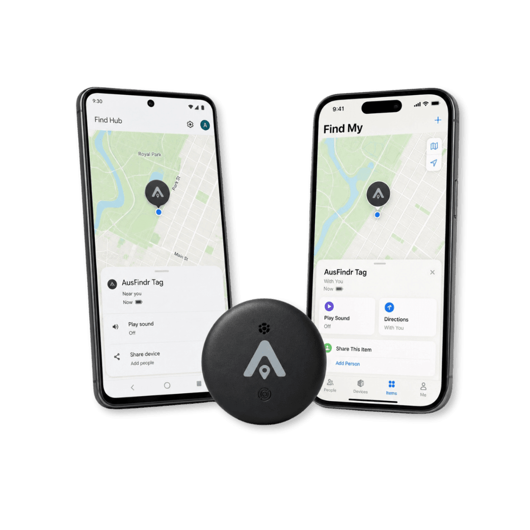 Introducing the AusFindr Dual Tracking Tag for Apple and Android - SecurityBase