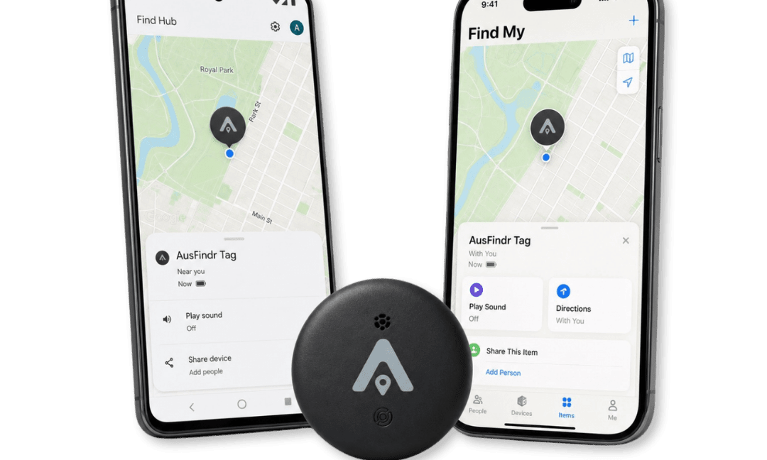 Introducing the AusFindr Dual Tracking Tag for Apple and Android