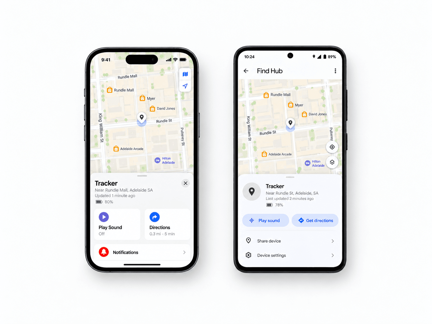 Location Updates with Apple Find My & Google Find Hub Trackers