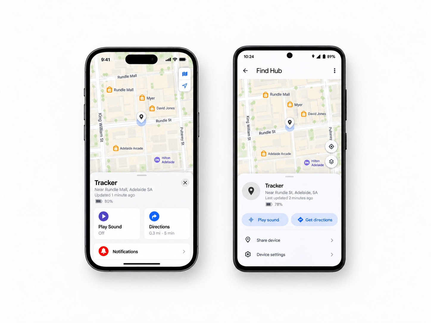 Location Updates with Apple Find My & Google Find Hub Trackers