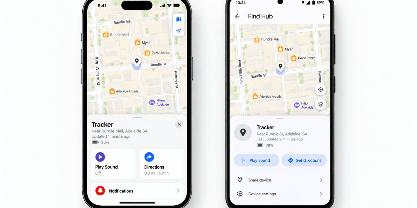 Location Updates with Apple Find My & Google Find Hub Trackers