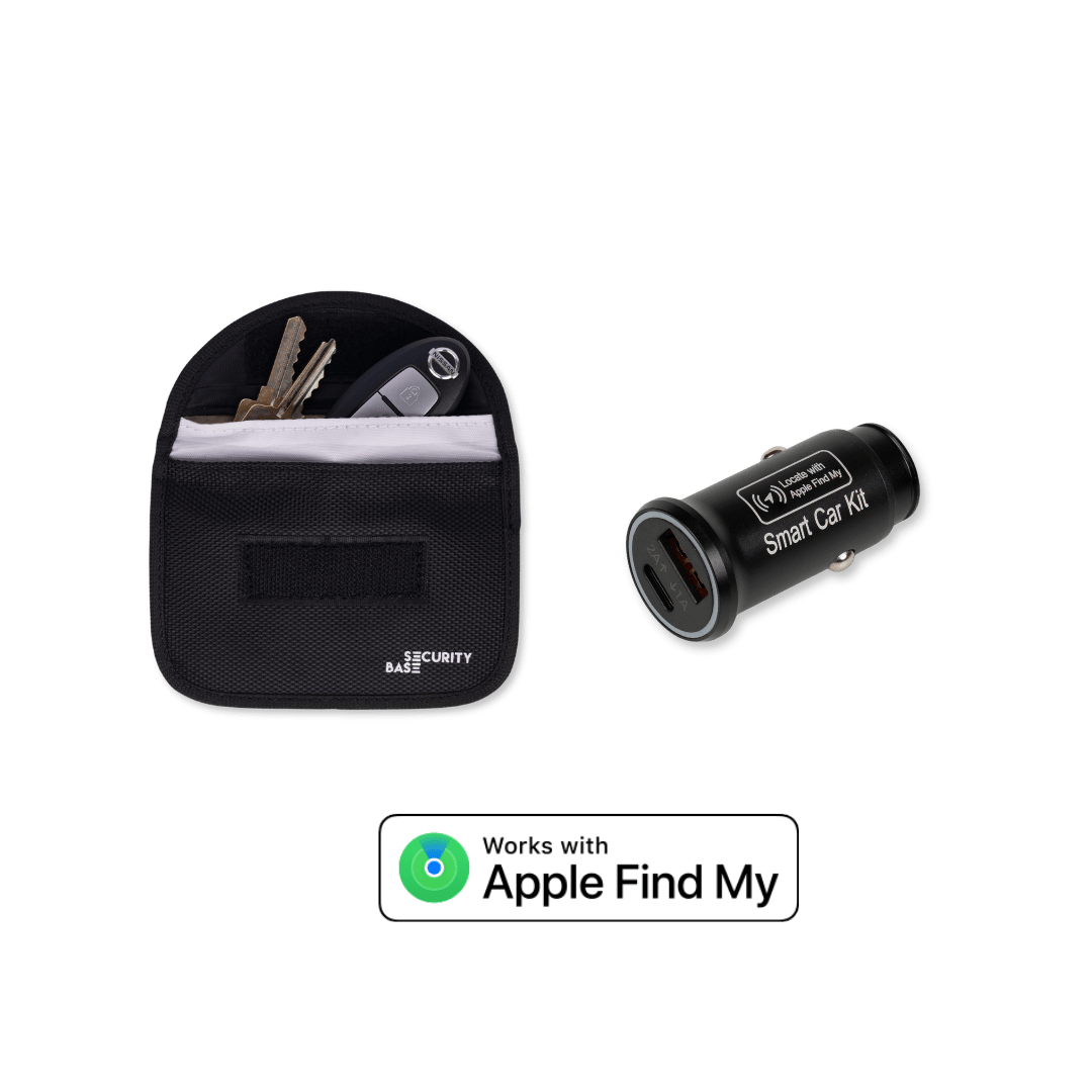 Car Tracker & Car Key Pouch Bundle