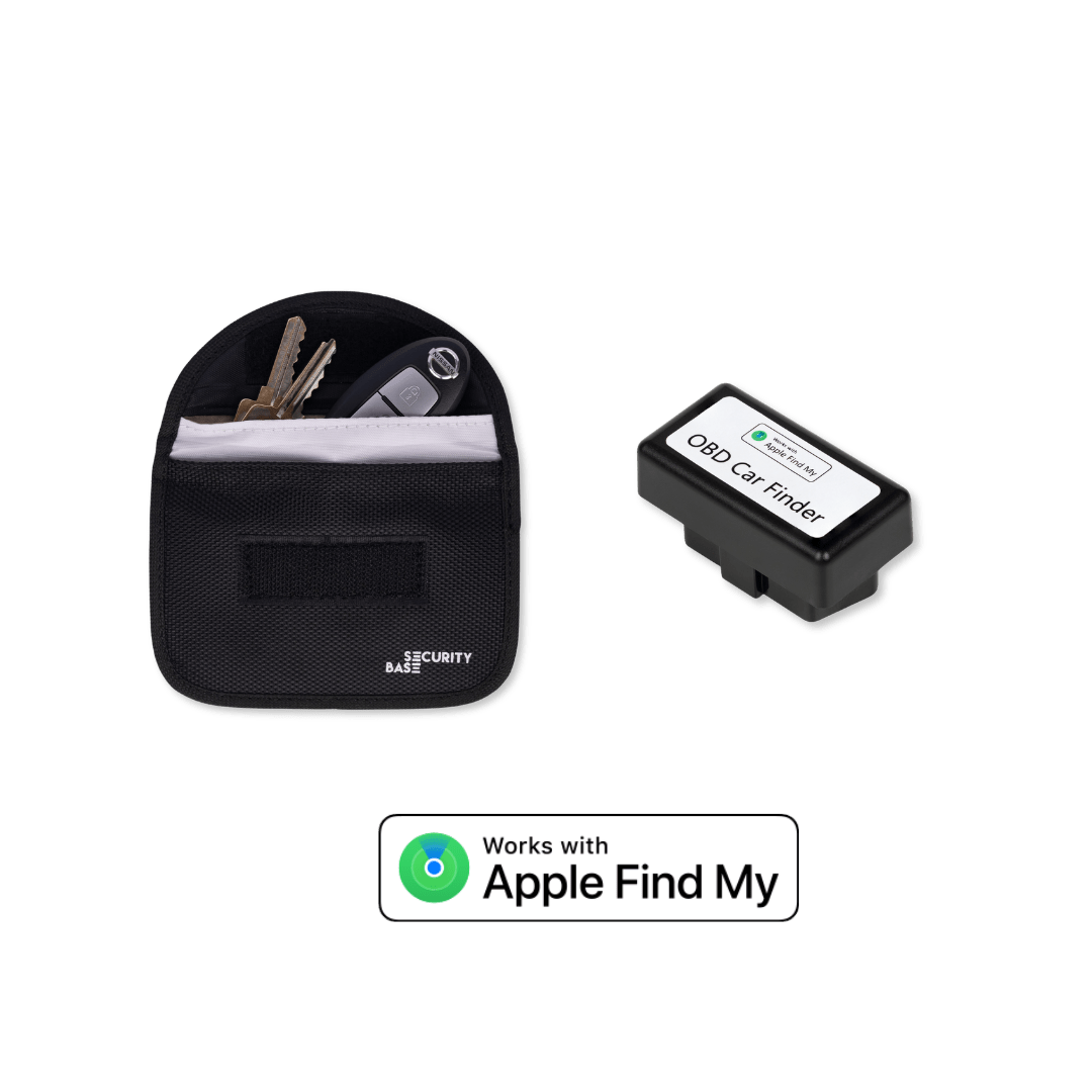 Car Tracker & Car Key Pouch Bundle