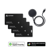 Tracker Card 4-Pack + Wireless Charger