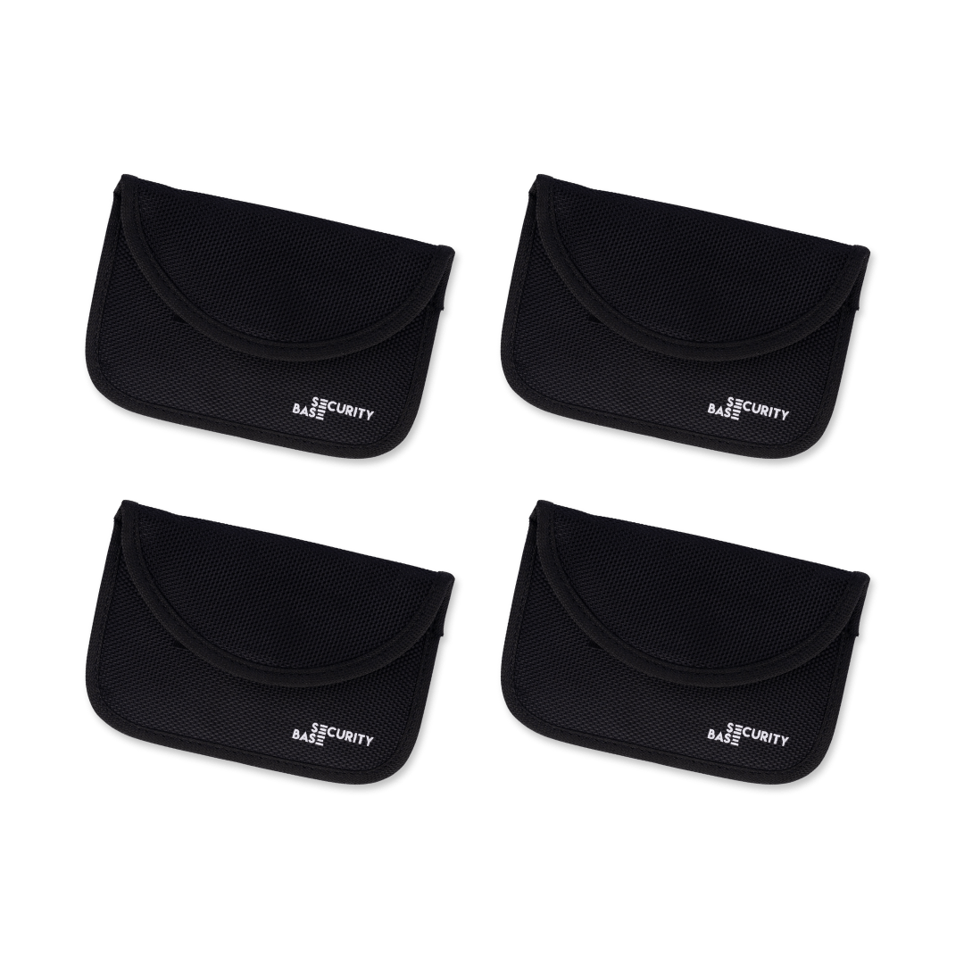 4-pack car key faraday pouches