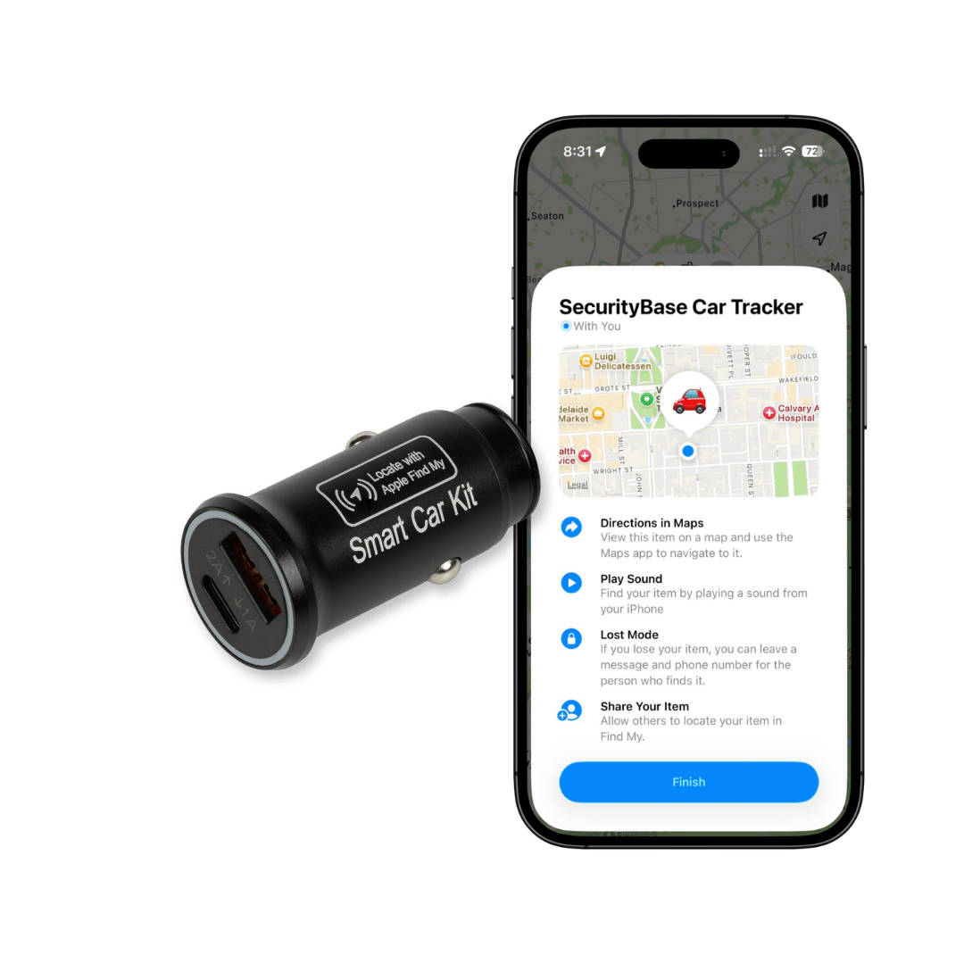 Apple Find My Car Tracker Charger | USB-A & USB-C