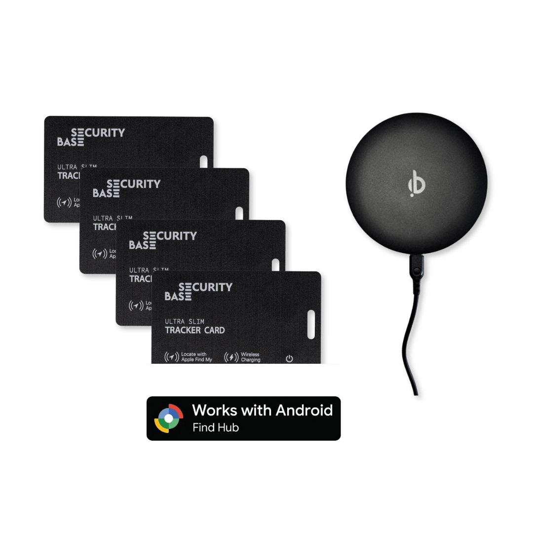 Android Tracker Card bundle with charger