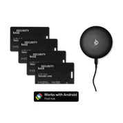 Android Tracker Card bundle with charger