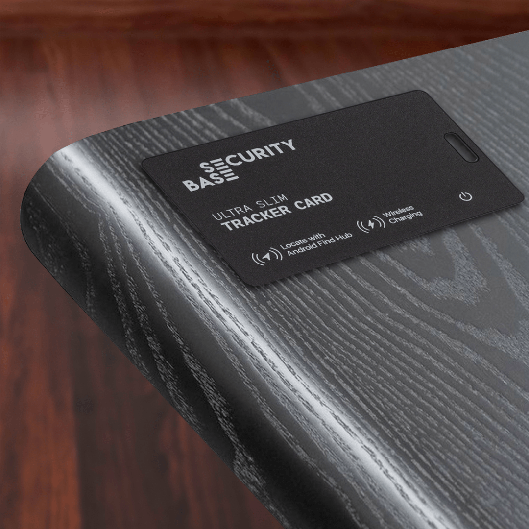 Android Tracker Card on table