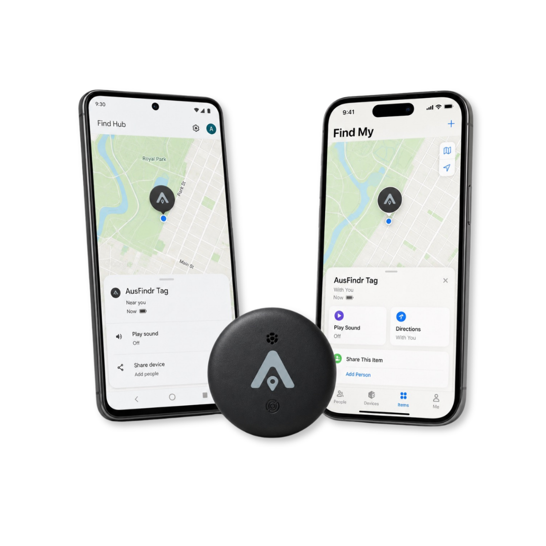 AusFindr Tag Compatible with Apple & Android