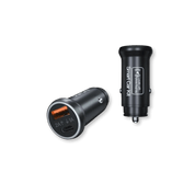 Dual-network car tracker charger for Apple Find My and Google Find Hub