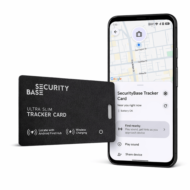 Android Tracker Card | Fits In Any Wallet – SecurityBase