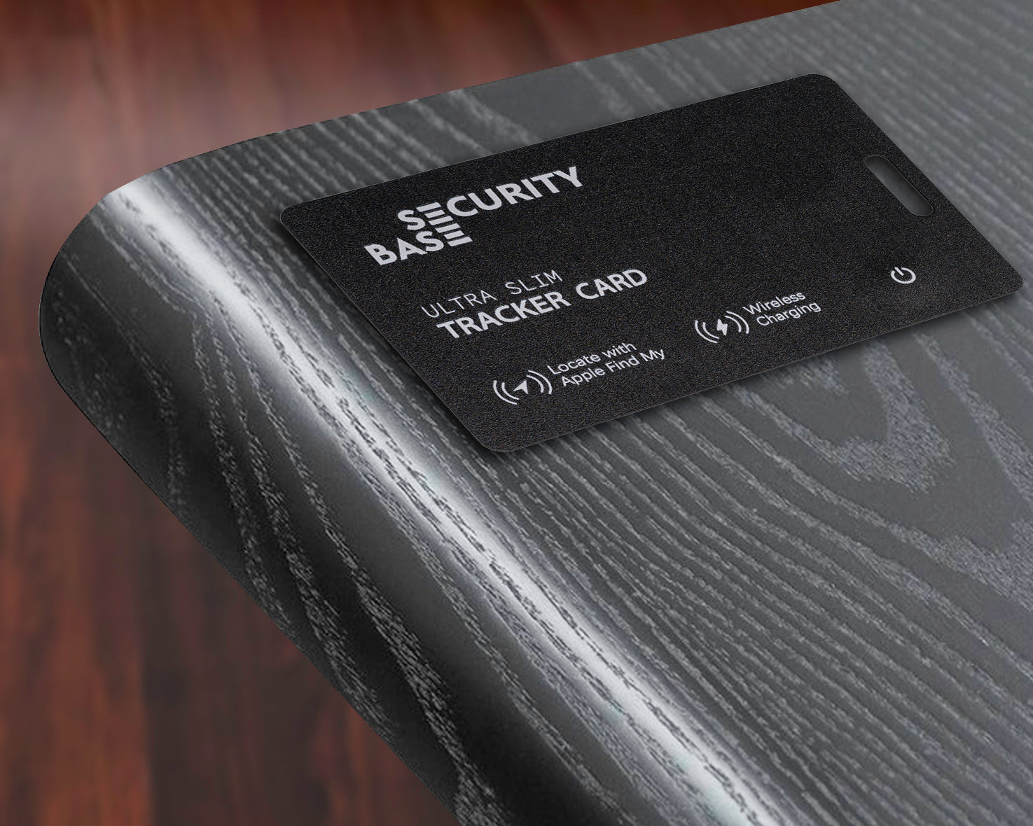 Tracker Card on black background