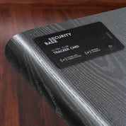 Tracker Card on black background