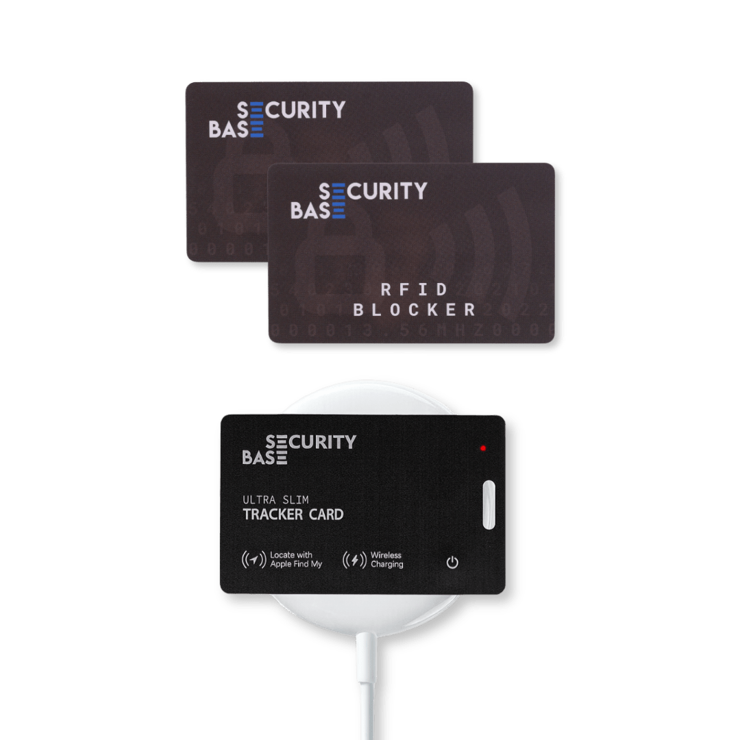 Wallet Protection Kit – Tracker & RFID Blocking Cards – SecurityBase